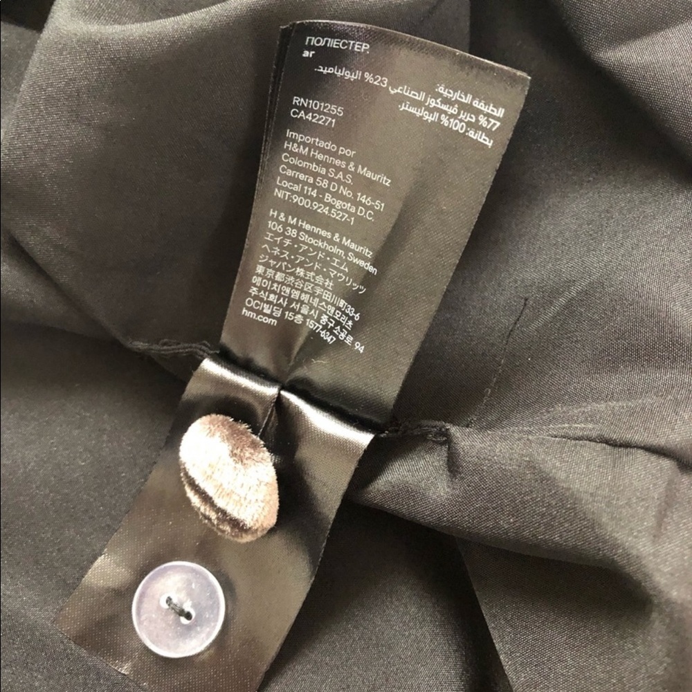 NWT H & M Crushed Velvet Blazer size 10 - Picture 10 of 12